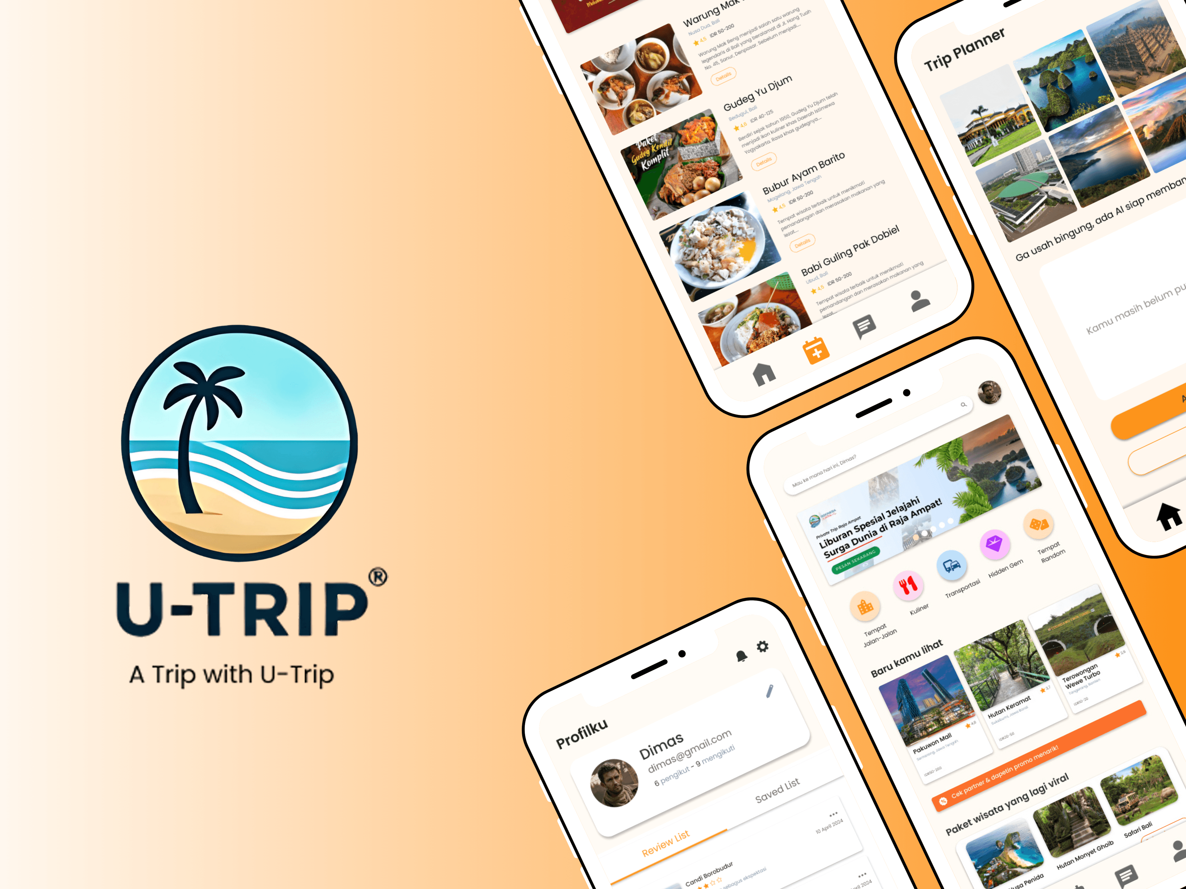 U-trip mockup